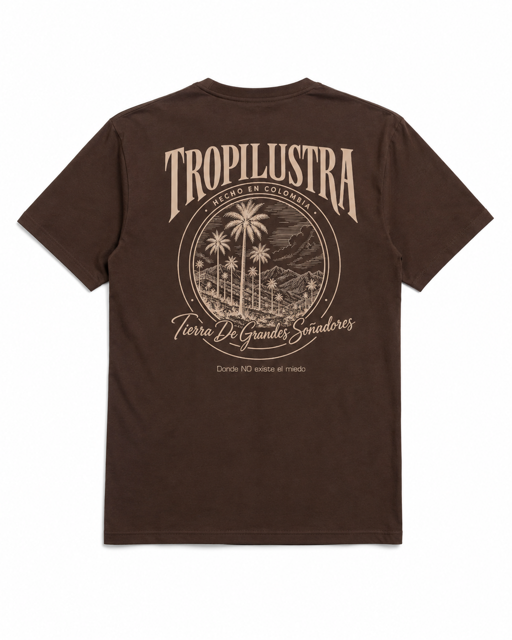 Camiseta Oversize Tropilustra – TIERRA DE GRANDES SOÑADORES