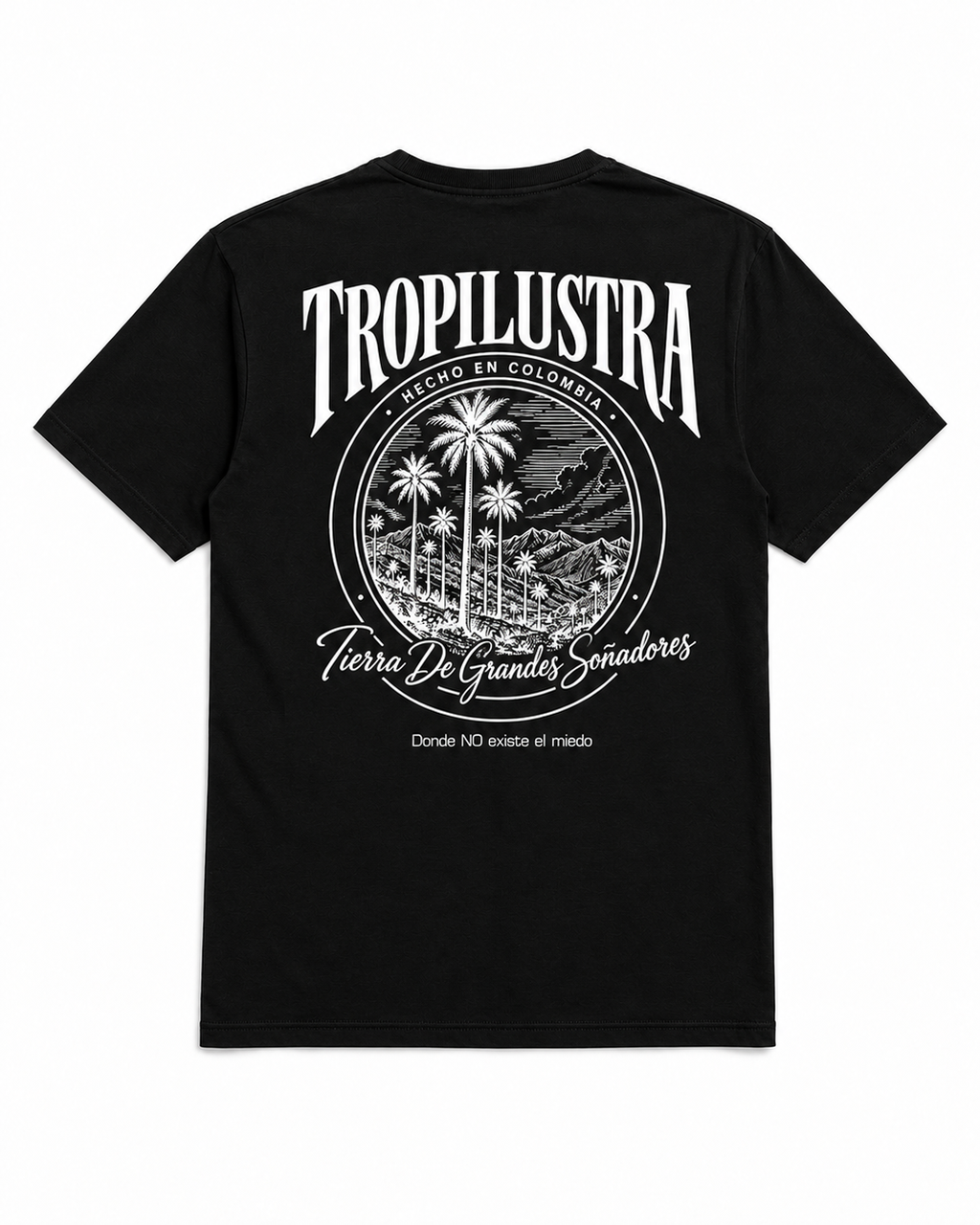 Camiseta Oversize Tropilustra – TIERRA DE GRANDES SOÑADORES