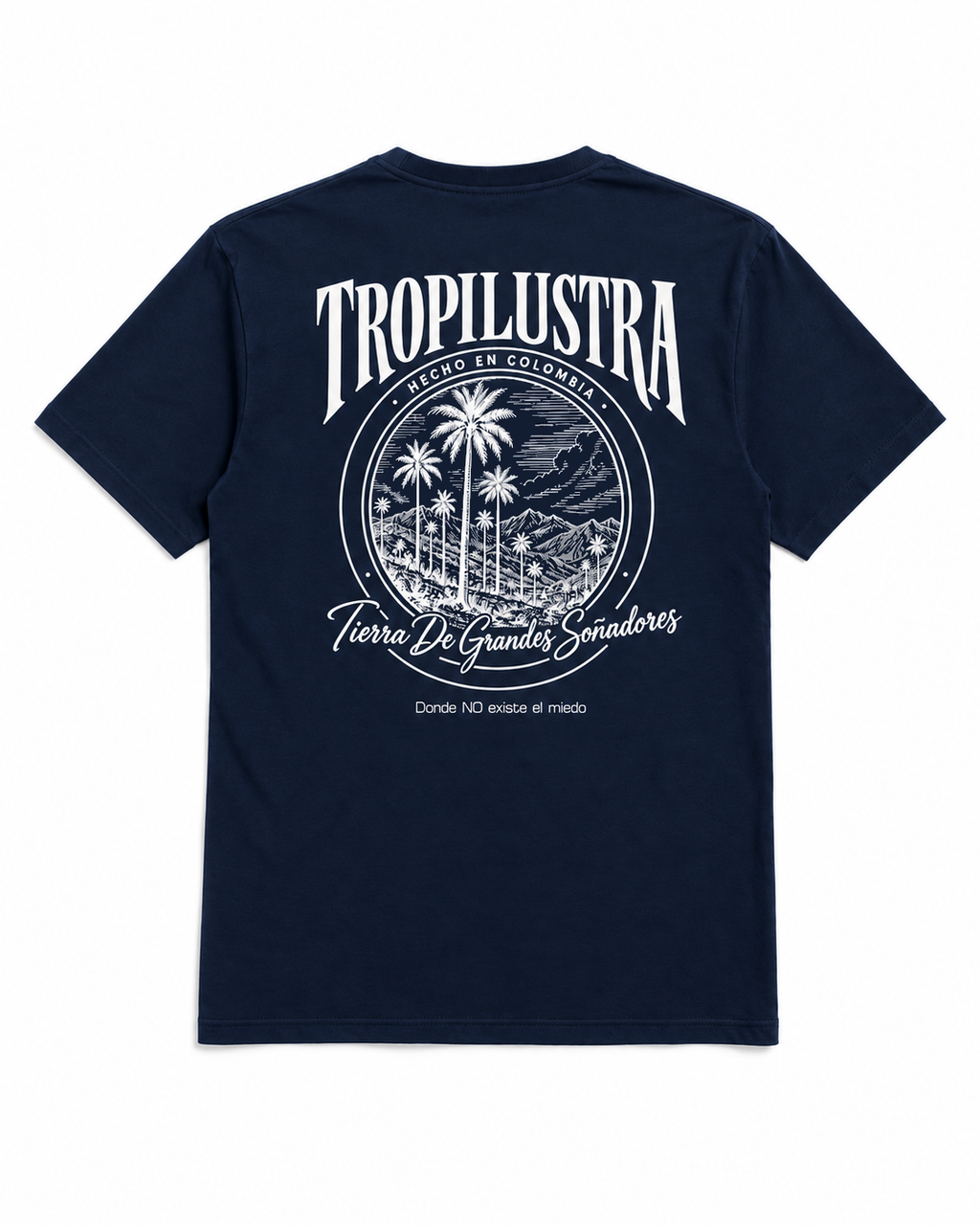 Camiseta Oversize Tropilustra – TIERRA DE GRANDES SOÑADORES