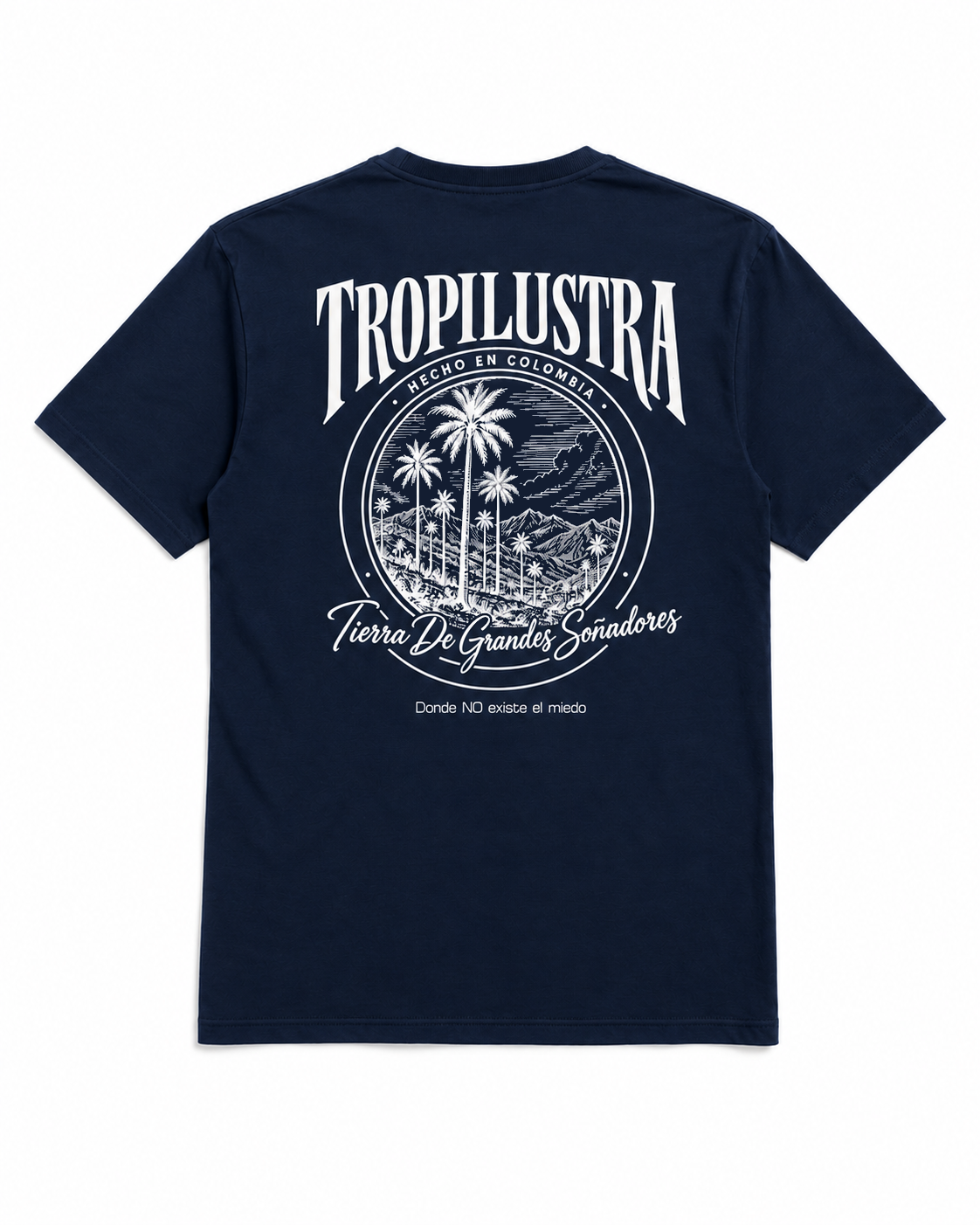 Camiseta Oversize Tropilustra – TIERRA DE GRANDES SOÑADORES