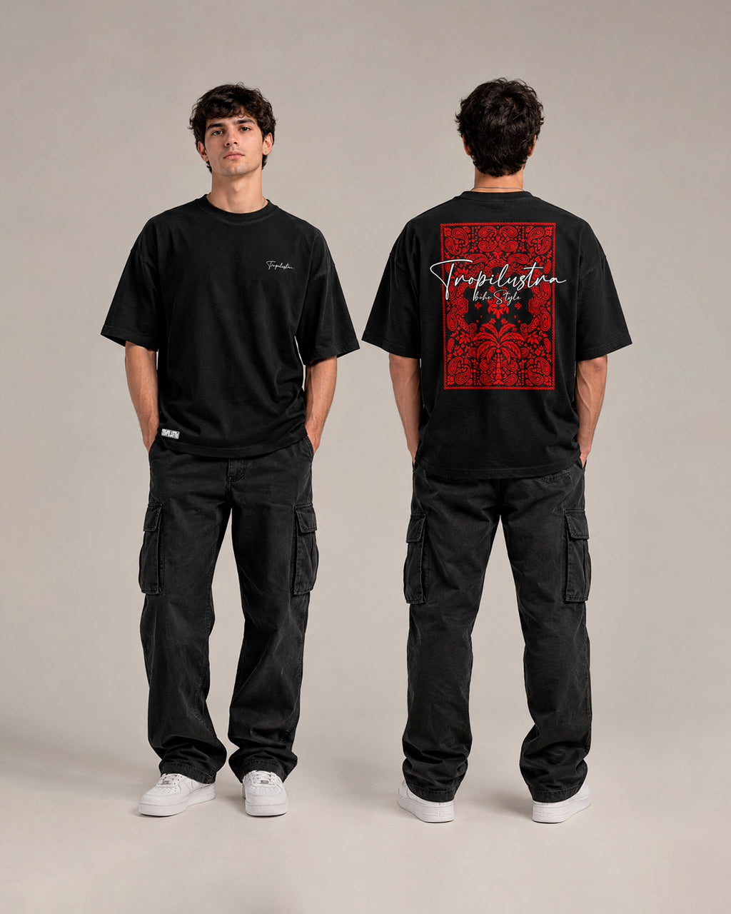 Camiseta Oversize Tropilustra – PAISLEY TEE