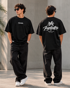 Camiseta Oversize Tropilustra - PALMA GRÁFICA