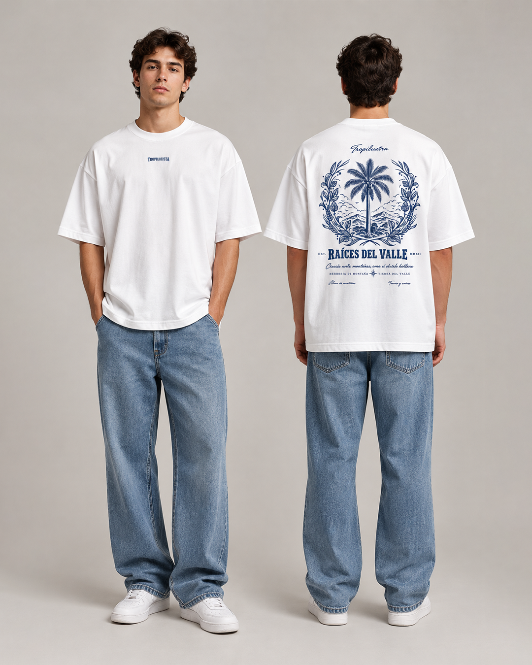 Camiseta Oversize Tropilustra - RAÍCES DEL VALLE