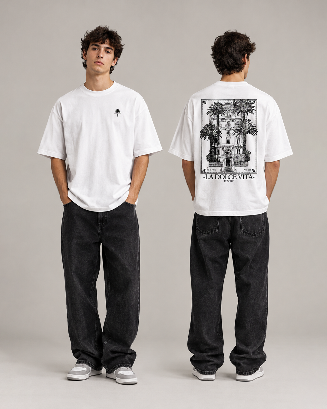Camiseta Oversize Tropilustra - LA DOLCE VITA