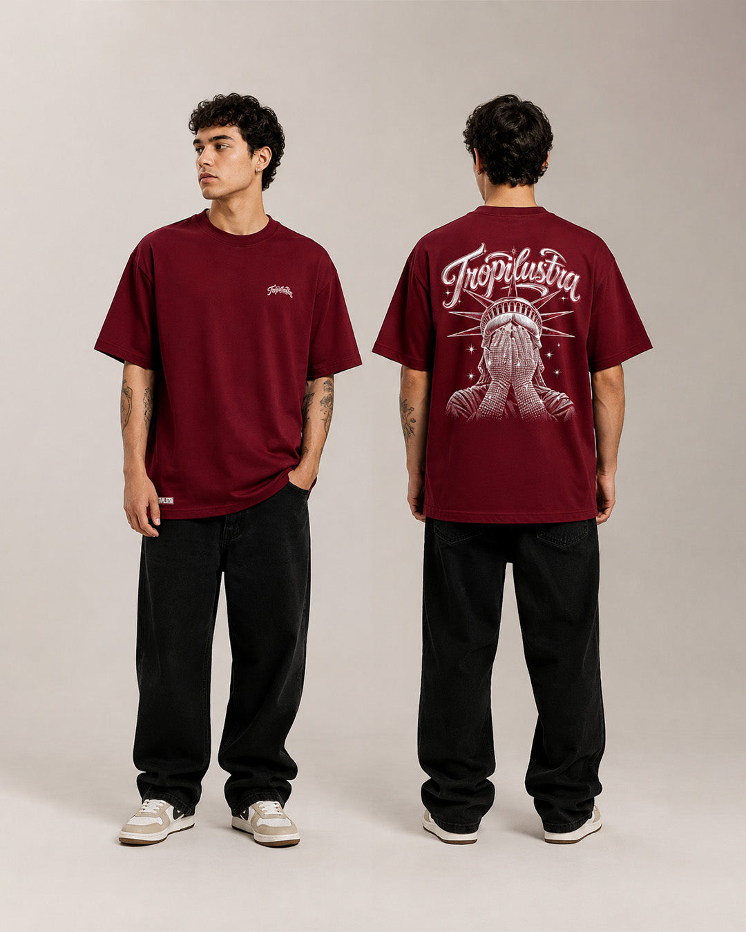 Camiseta Oversize Tropilustra - LIBERTY EDITION