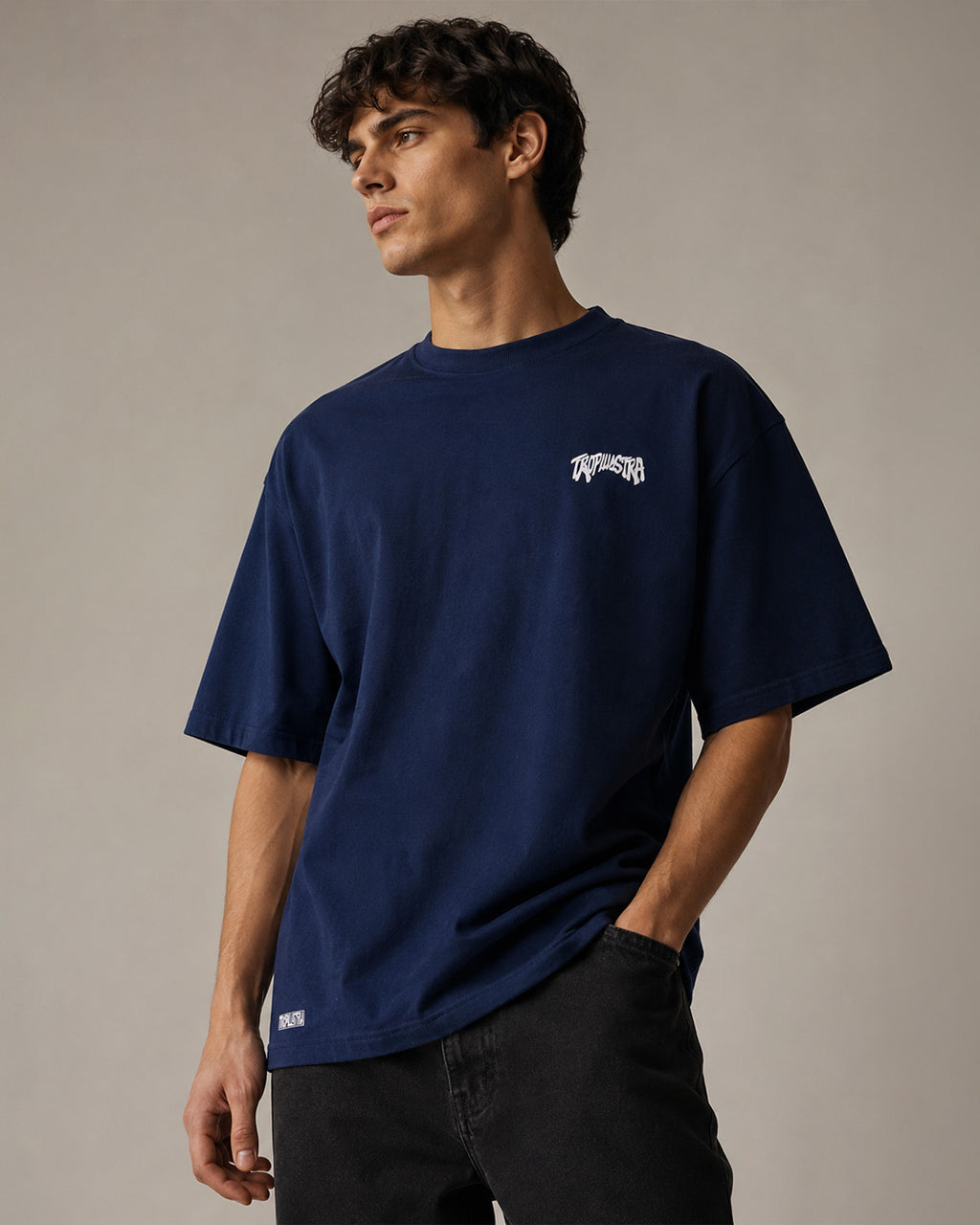 Camiseta Oversize Tropilustra - BLUE ANATOMY
